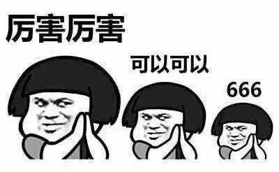 厲害厲害，可以可以，666